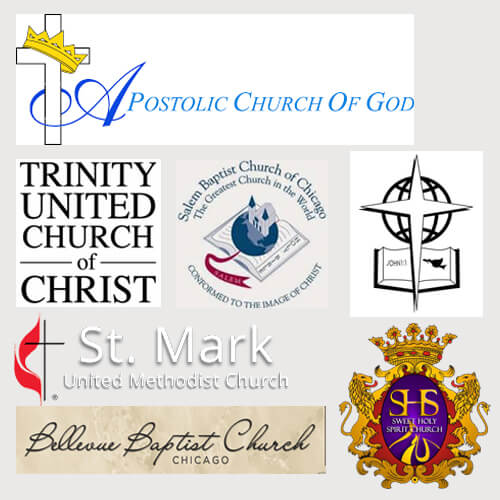 Assorted Chicago and ministries we have worked with.