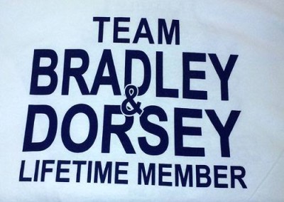 Bradley-Dorsey Lifetime Member, reunion T-shirt